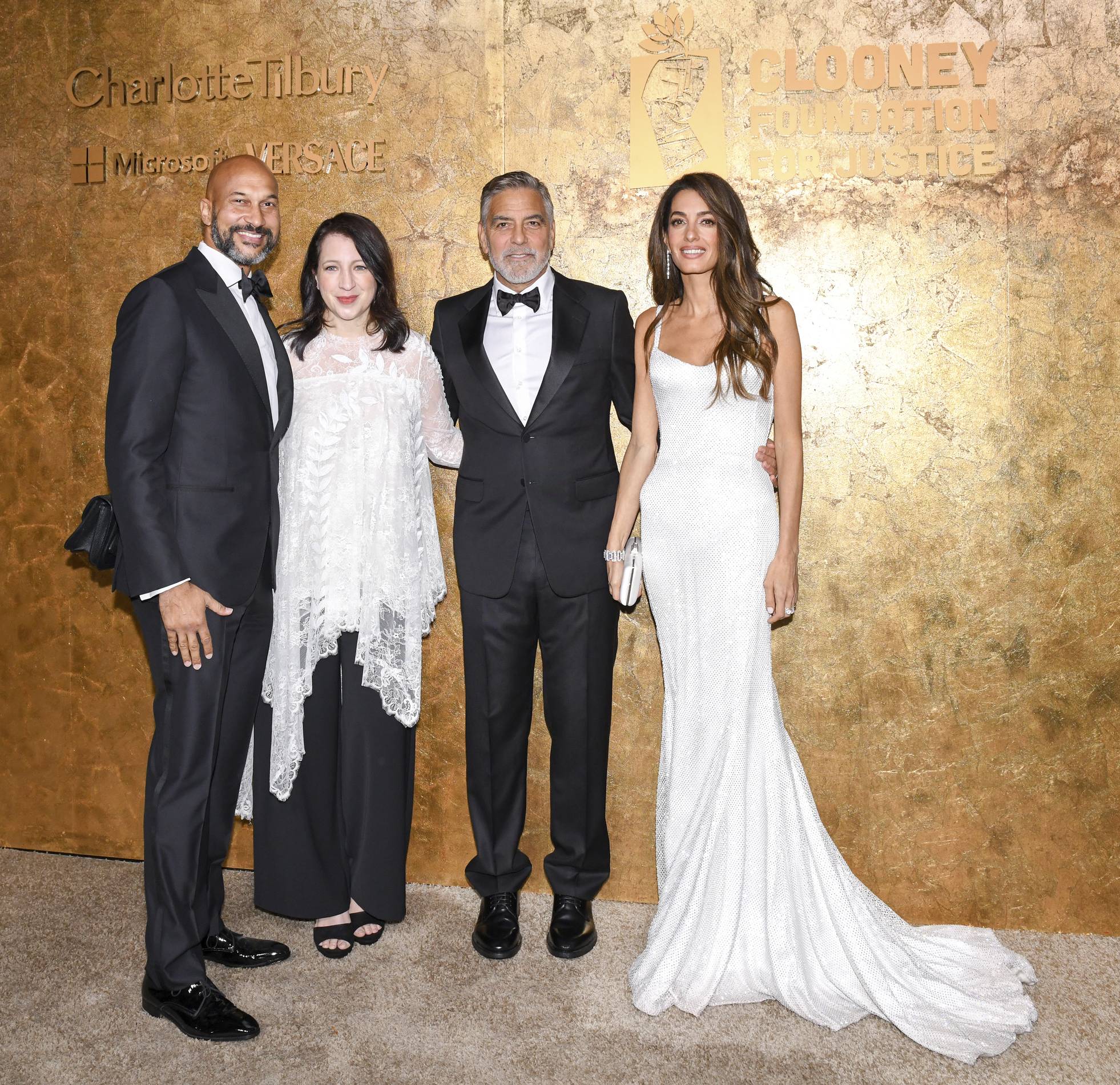 Keegan Michael Key, Elle Key, George And Amal Clooney