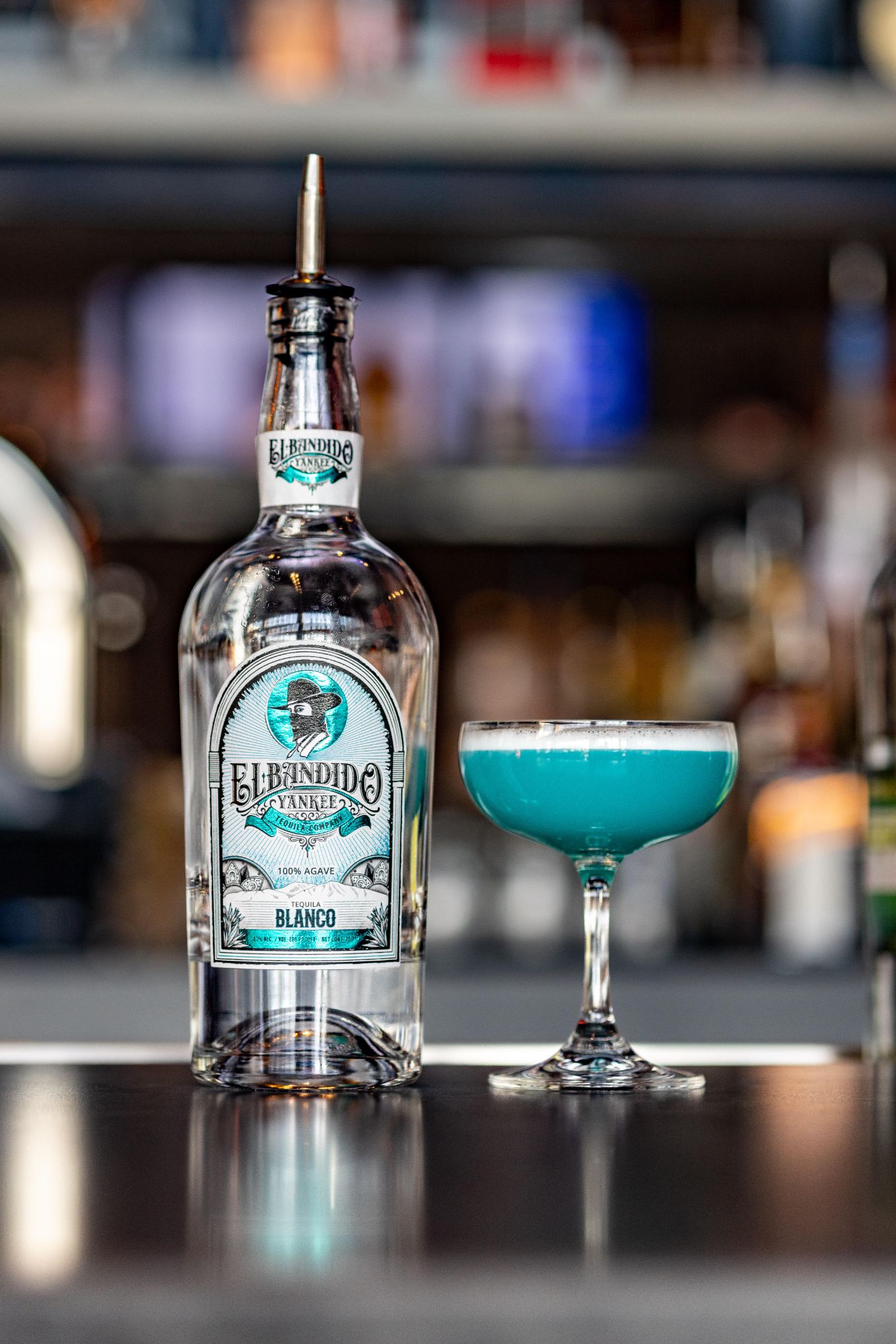 the blue wave cocktail by el bandido yankee