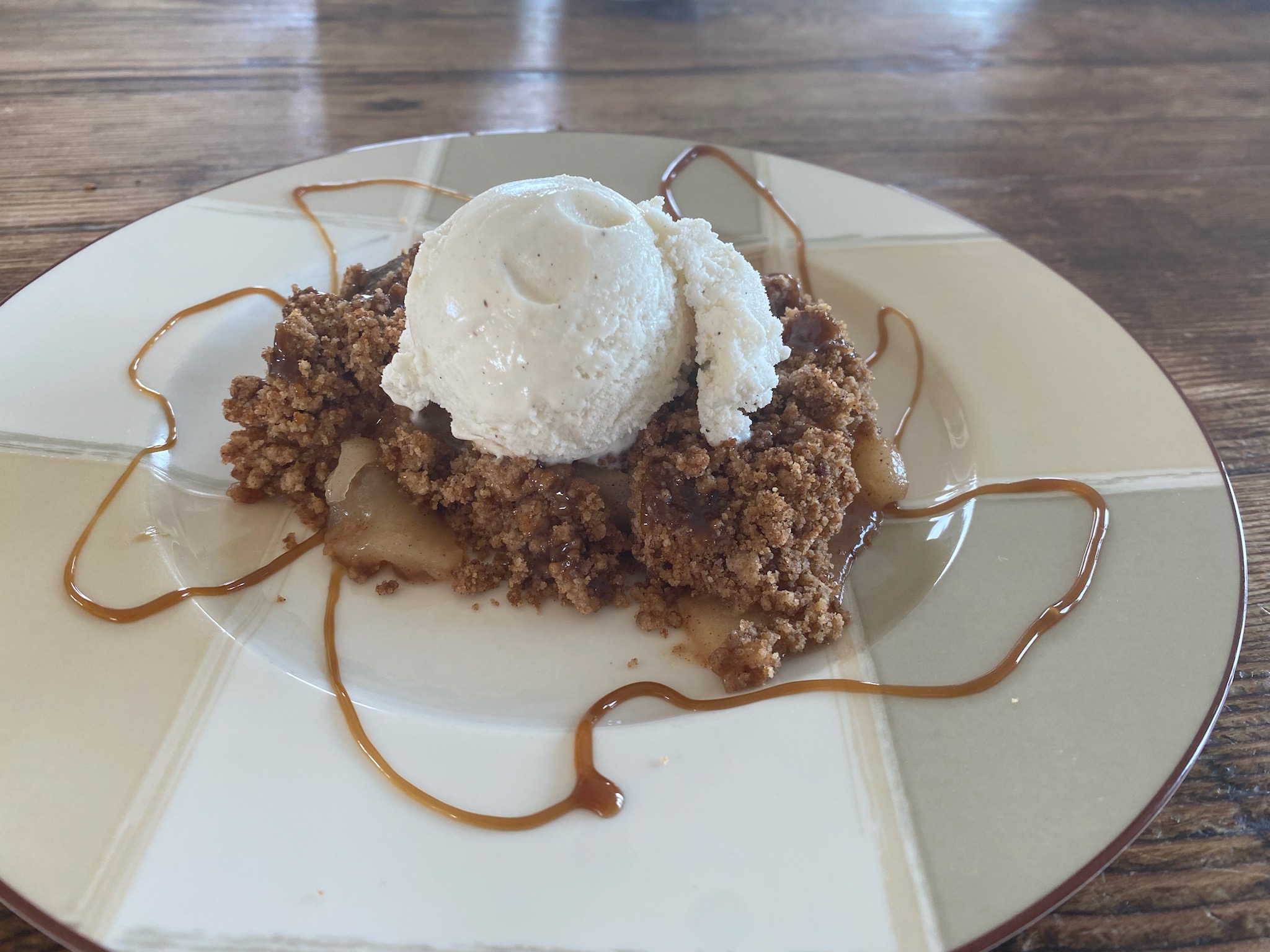 Apple Crumb Pie recipe by Chef Andrea Anthony