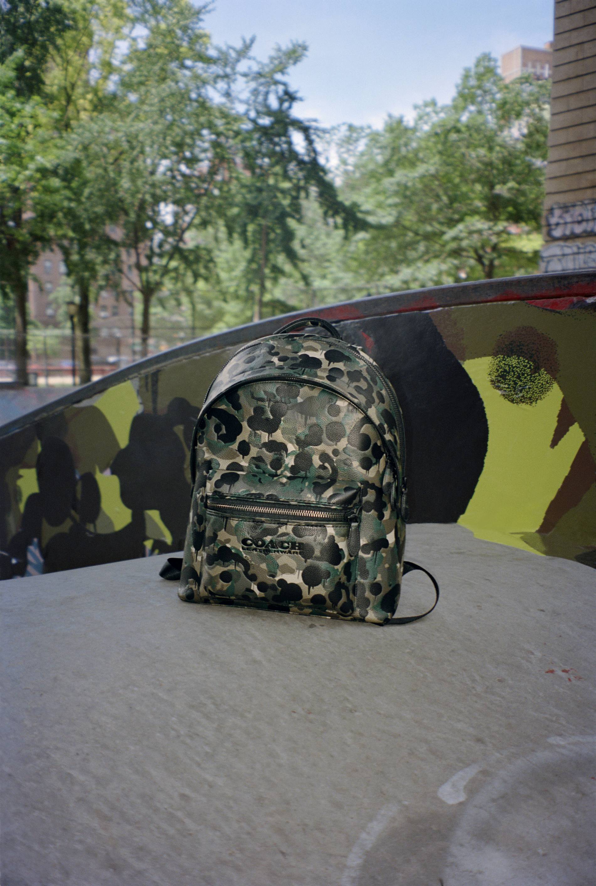 Coach Camo Campaign 2021 backpack