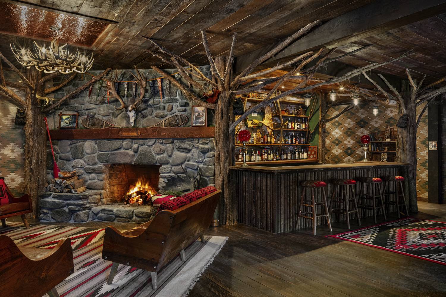 Urban Cowboy Lodge in the Catskills, interior