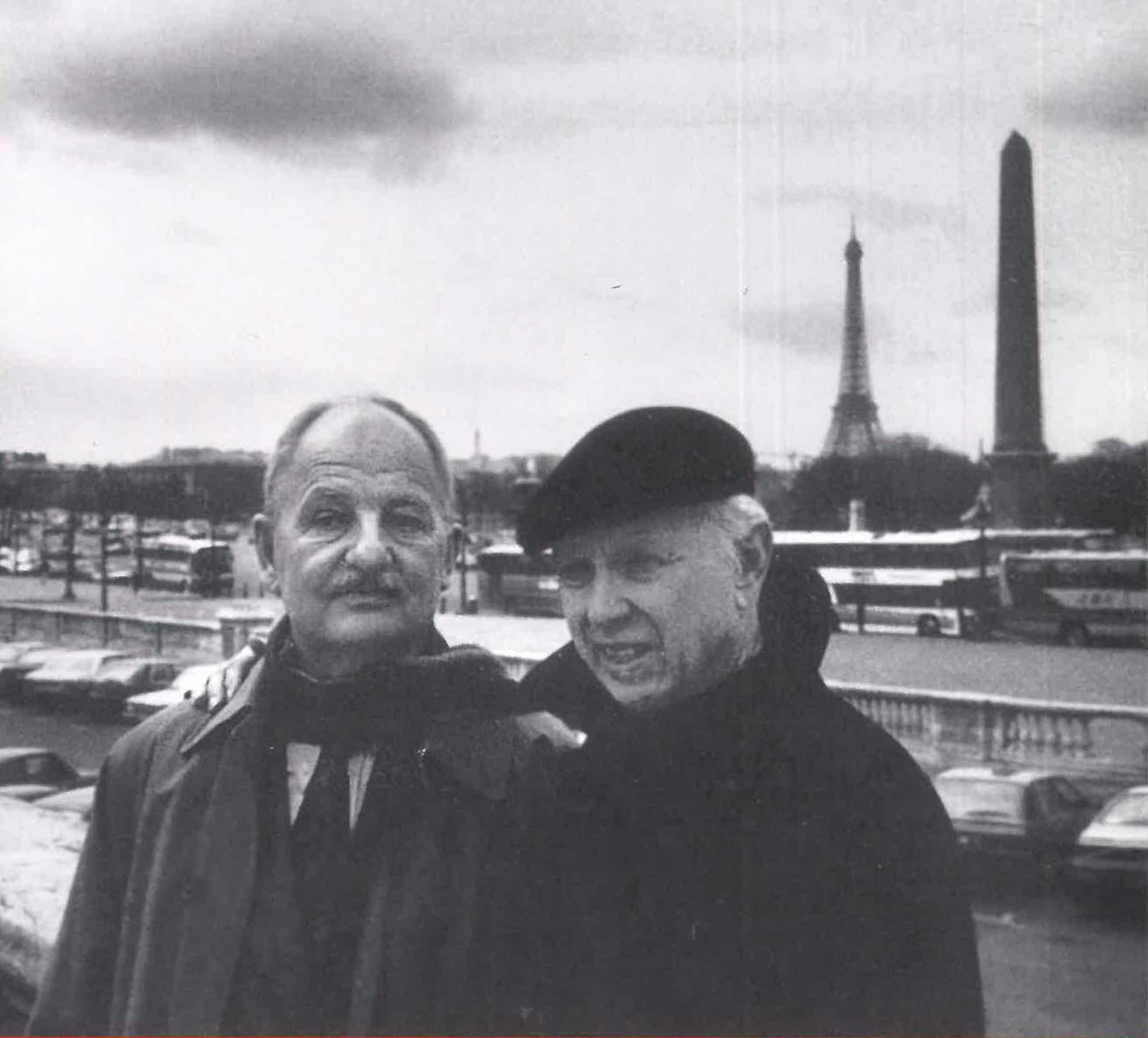 Douglas S. Cramer with Ellsworth Kelly in Paris, 1994