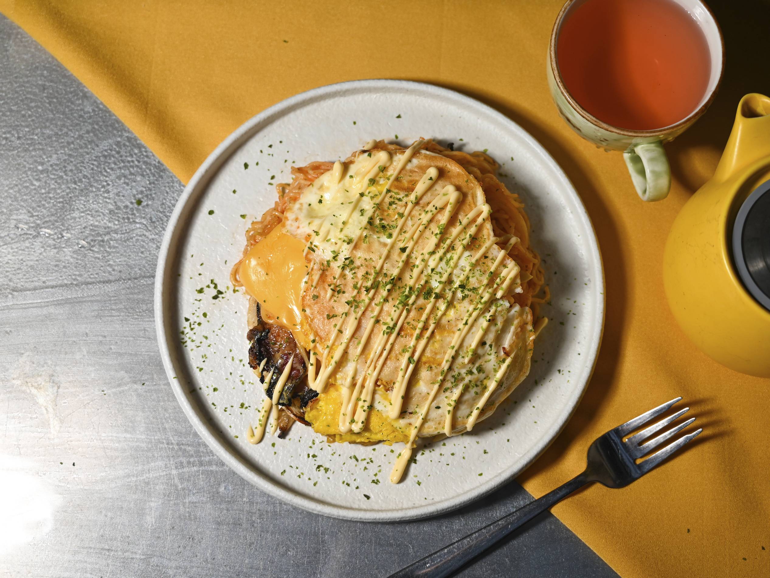 Okonomiyaki BEC from Yo+Shoku in NYC