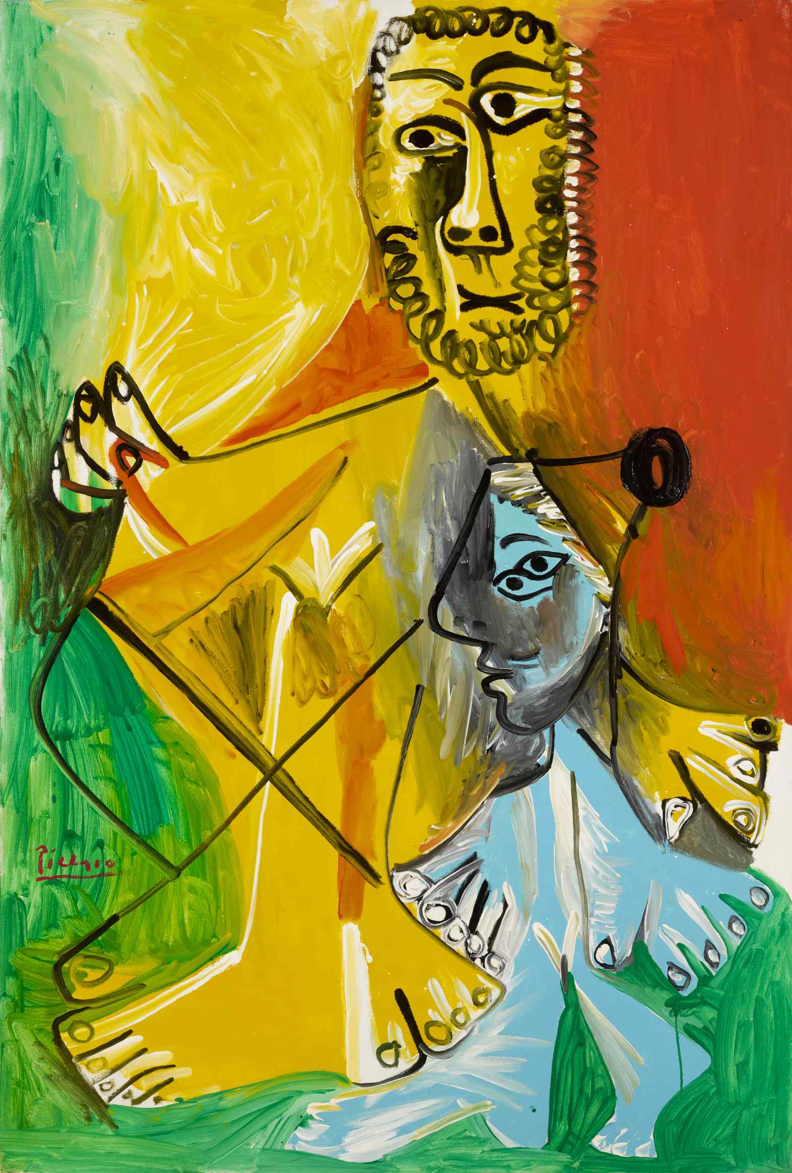 Pablo Picasso's "Homme et enfant"