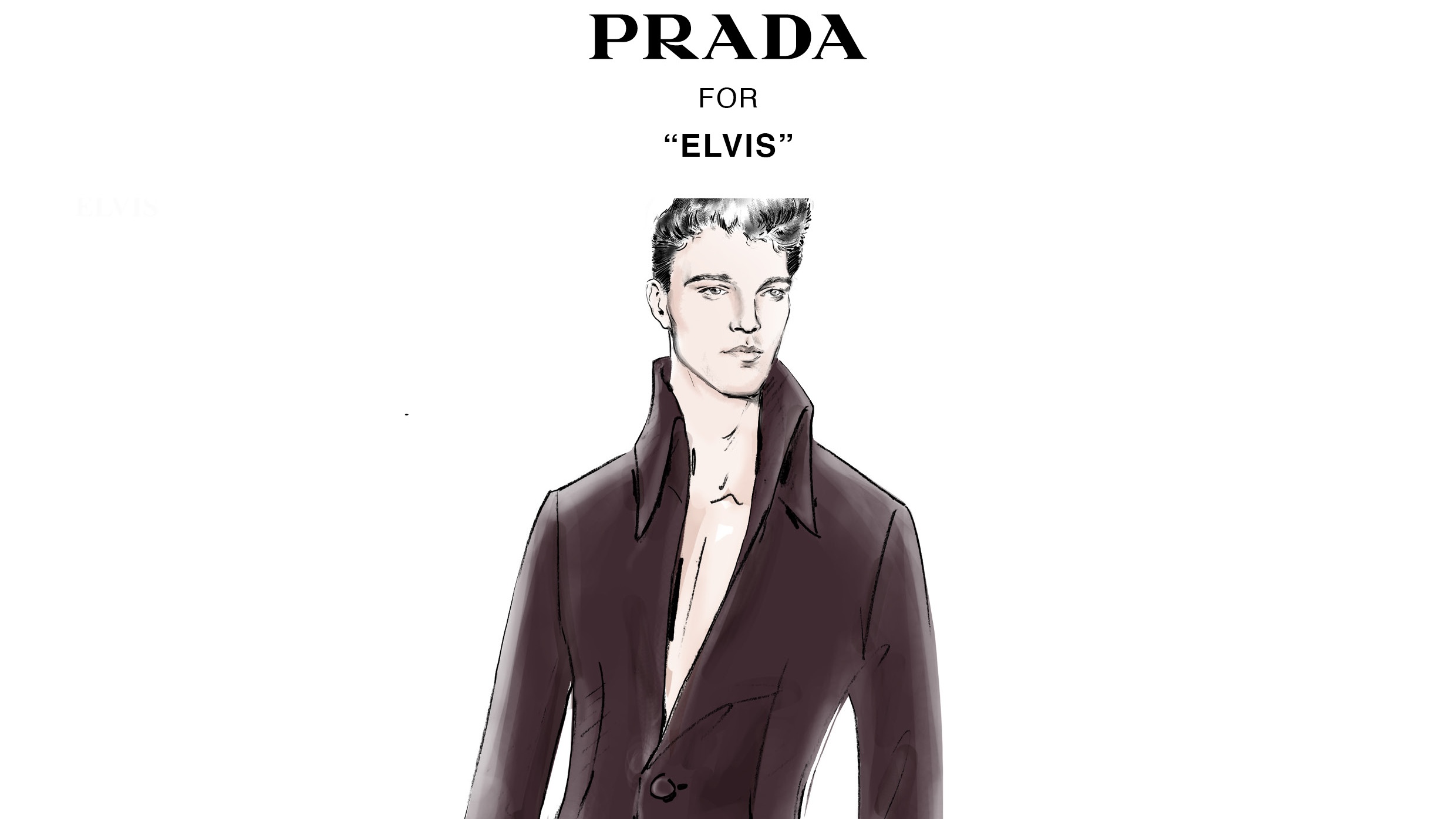 Prada costume design for "Elvis" film