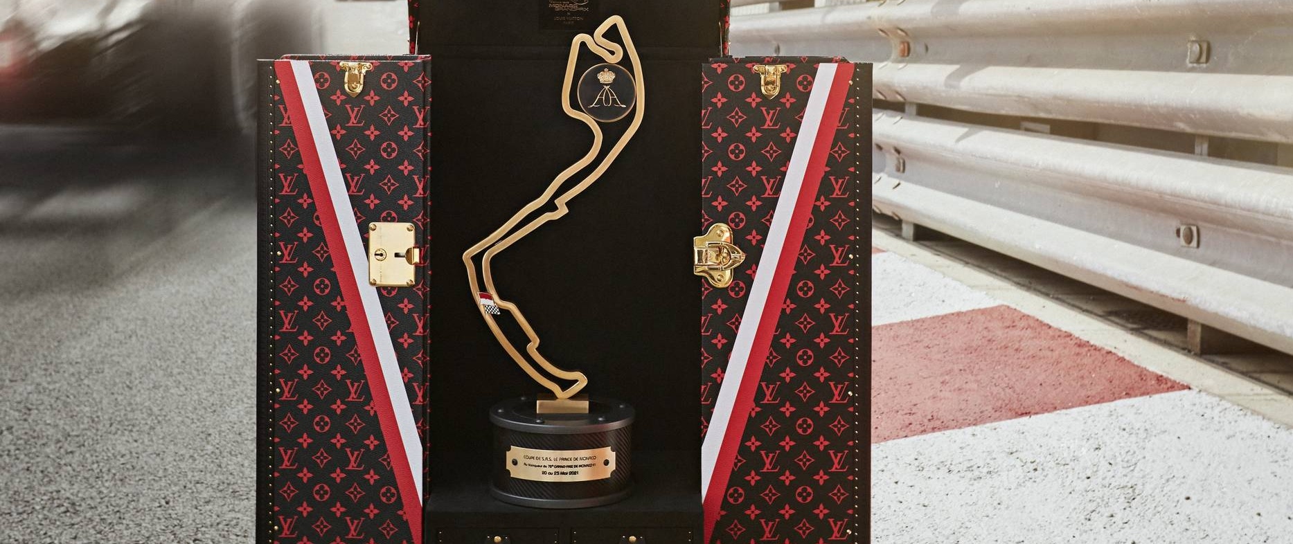 Louis Vuitton designs travel case for the 79th Formula 1 Grand
