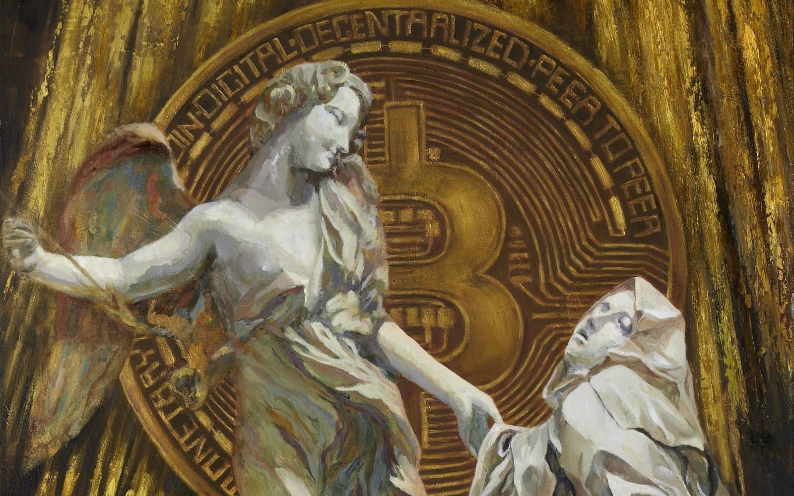 The Bitcoin Angel by Ttrevorjonesart