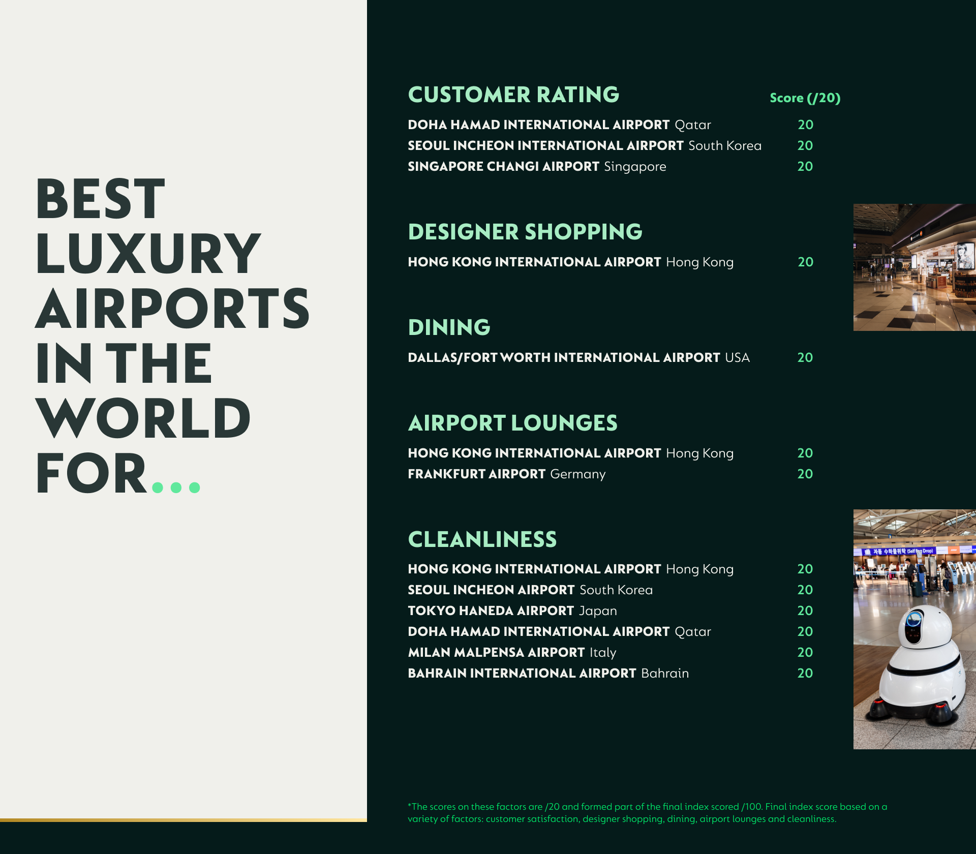 most luxurious airports in the world