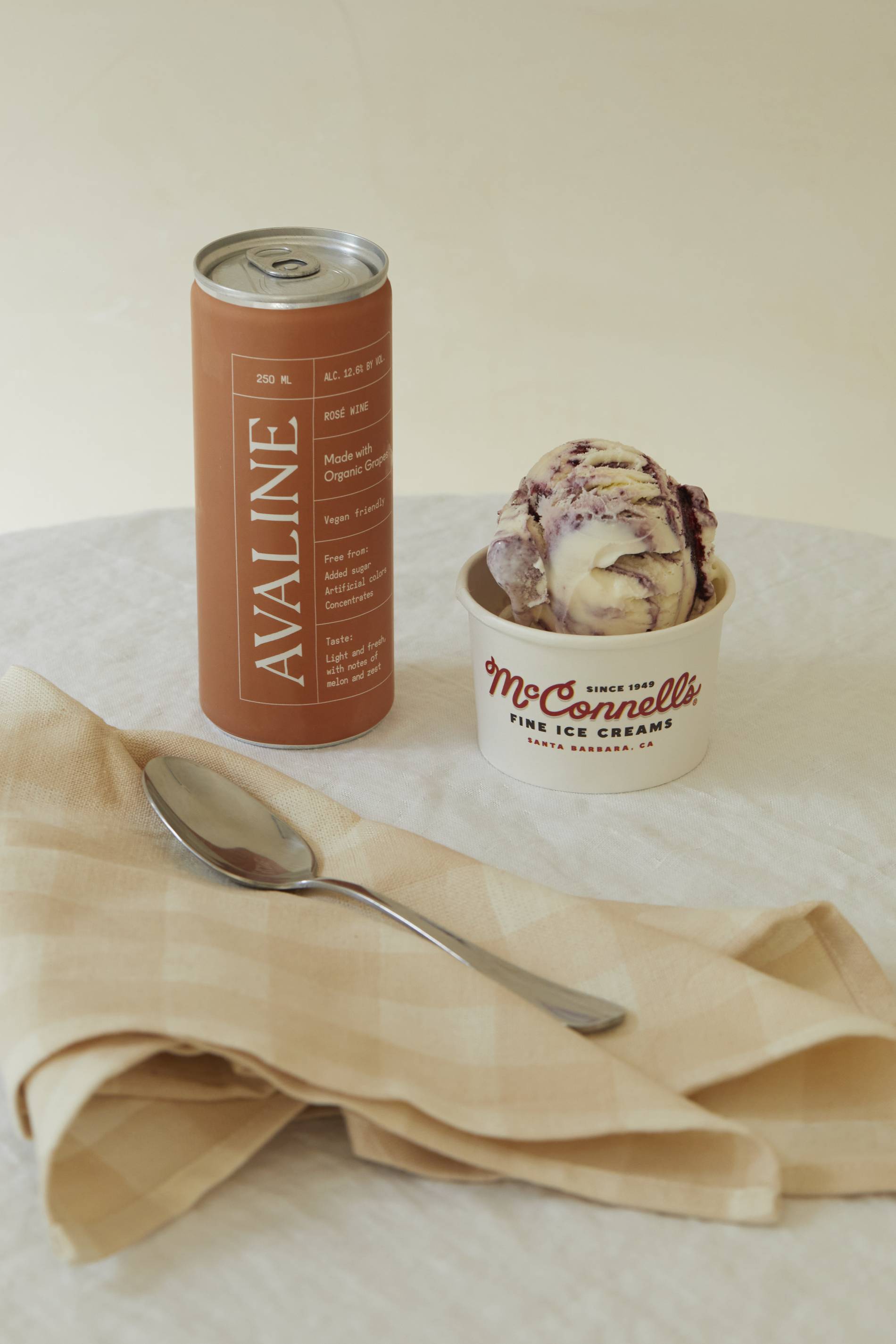 Avaline x McConnell's ice cream