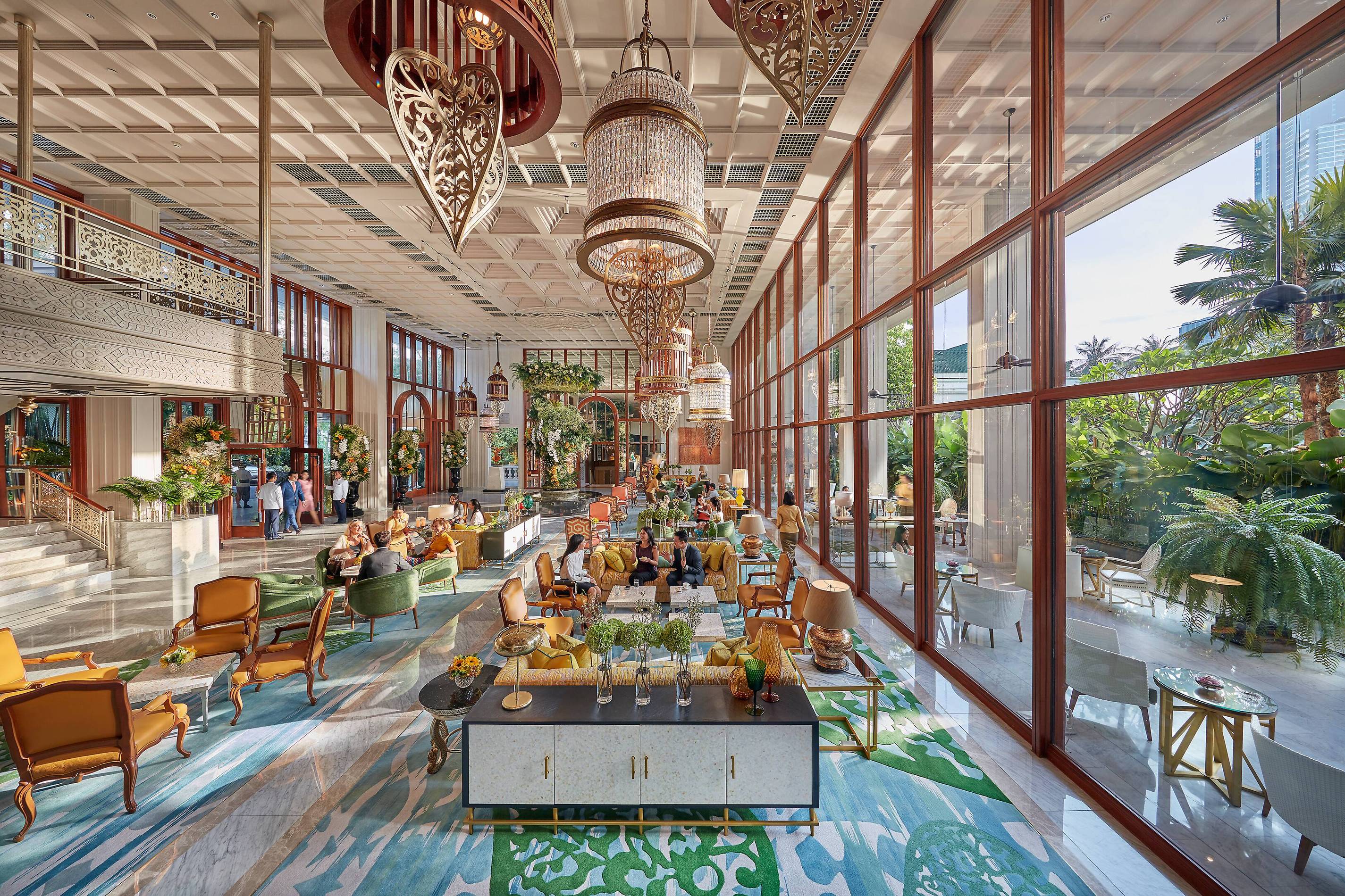 Mandarin Oriental Bangkok hotel lobby