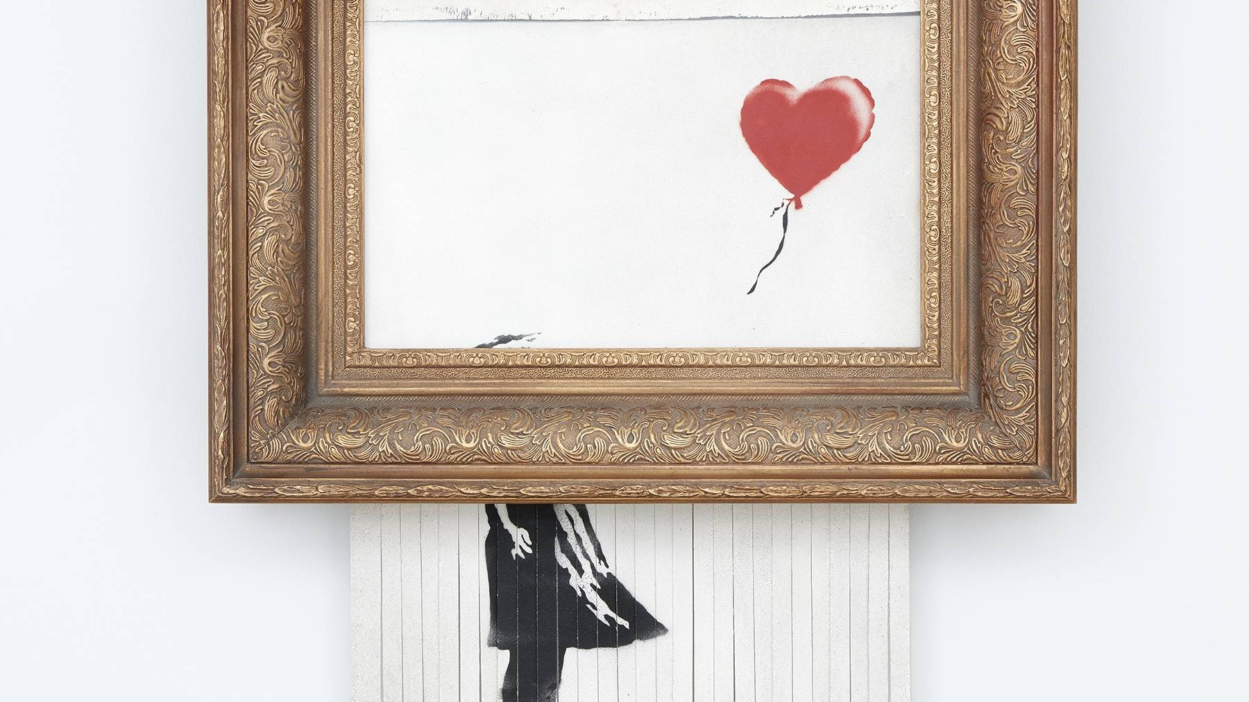 Love is in the Bin, by Banksy