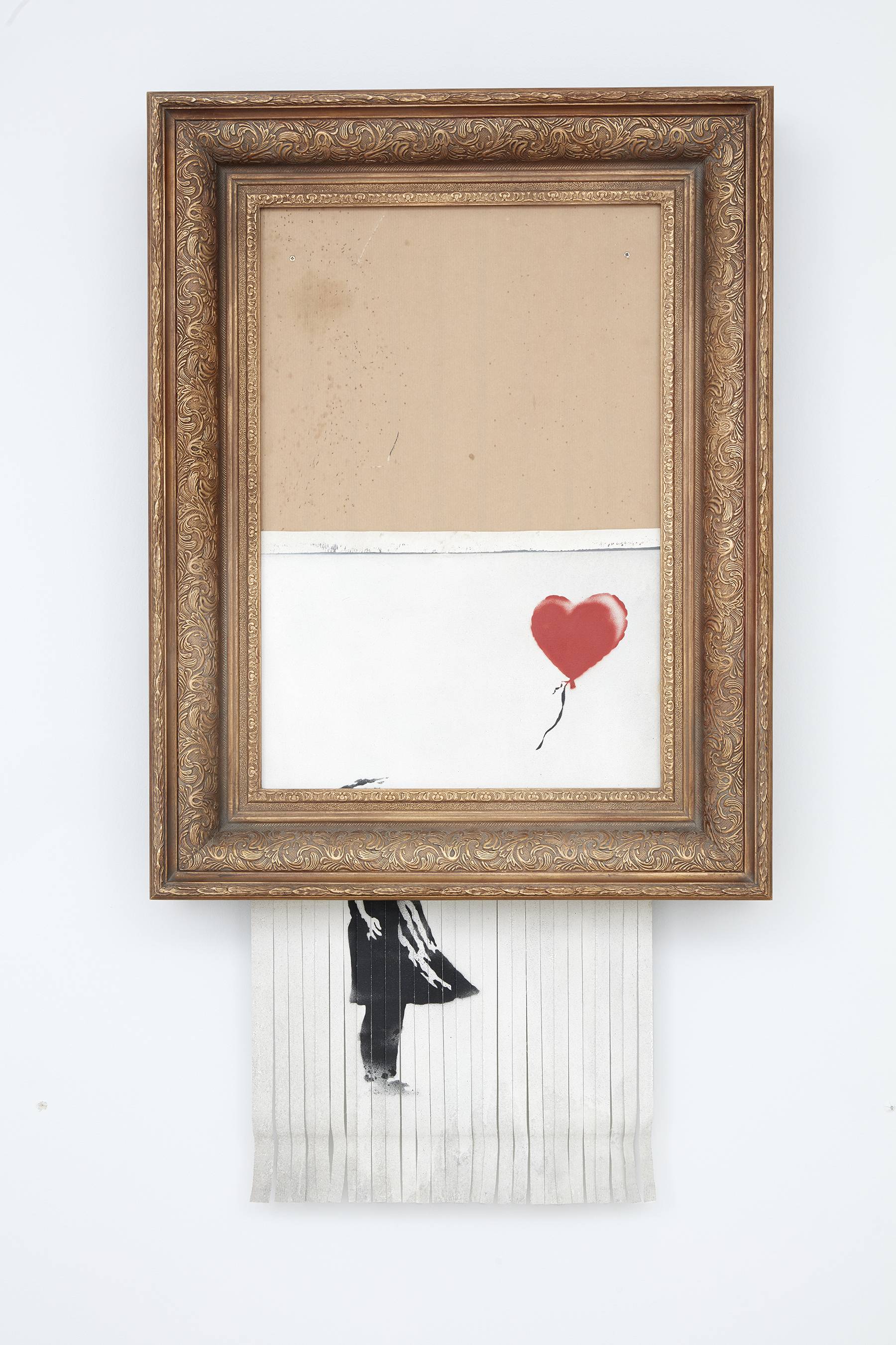 Love is in the Bin, by Banksy