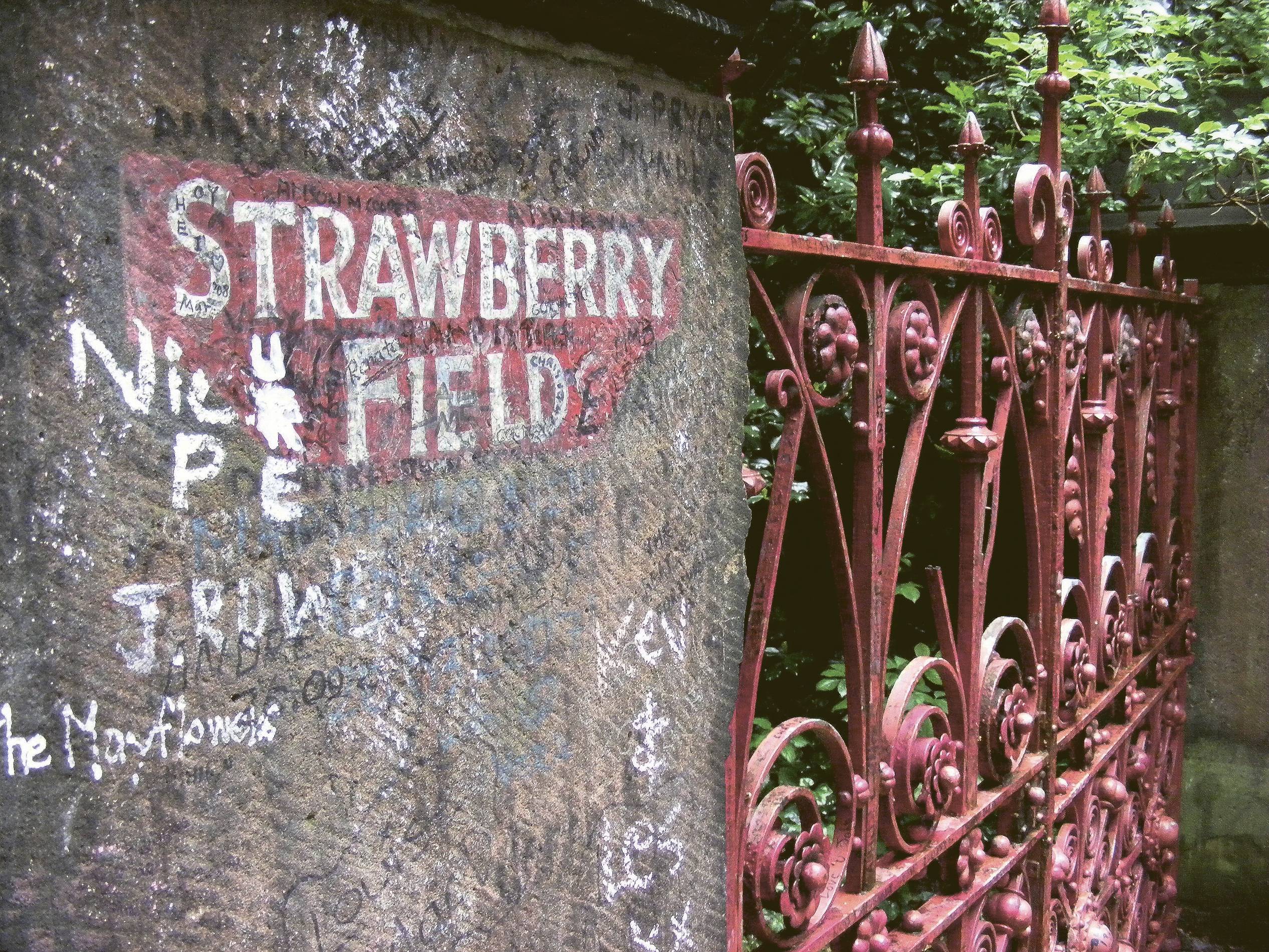 the gates of Strawberry Fields