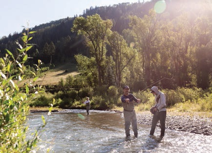 Guests can opt for fly-fishing PHOTO COURTESY OF RESET TELLURIDE