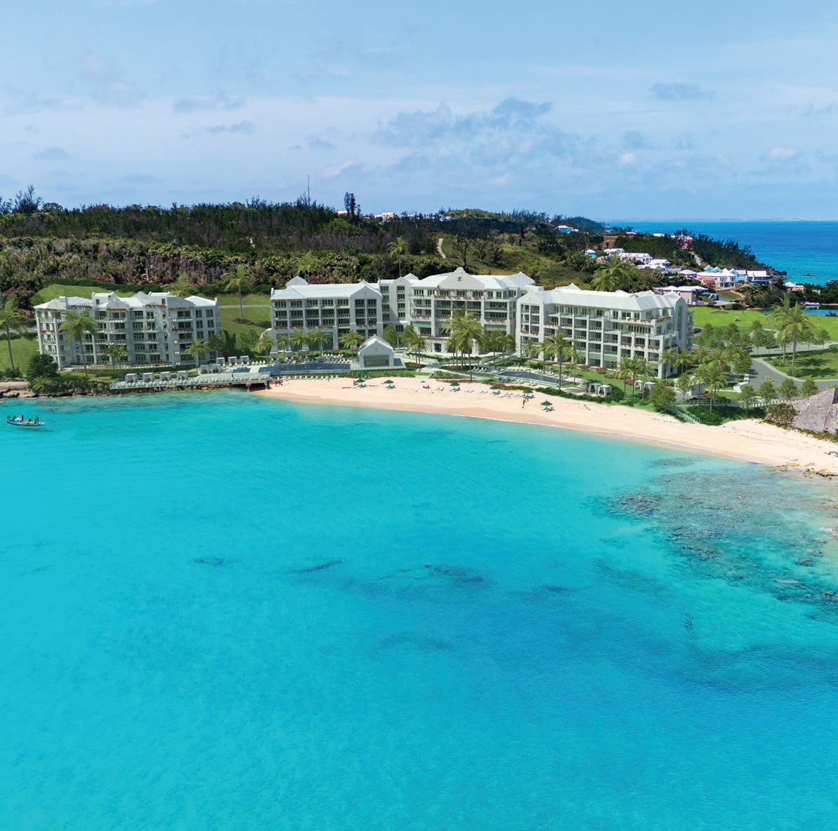 A look at the property, which is inspired by traditional Bermudian cottages PHOTO COURTESY OF THE ST. REGIS BERMUDA RESORT