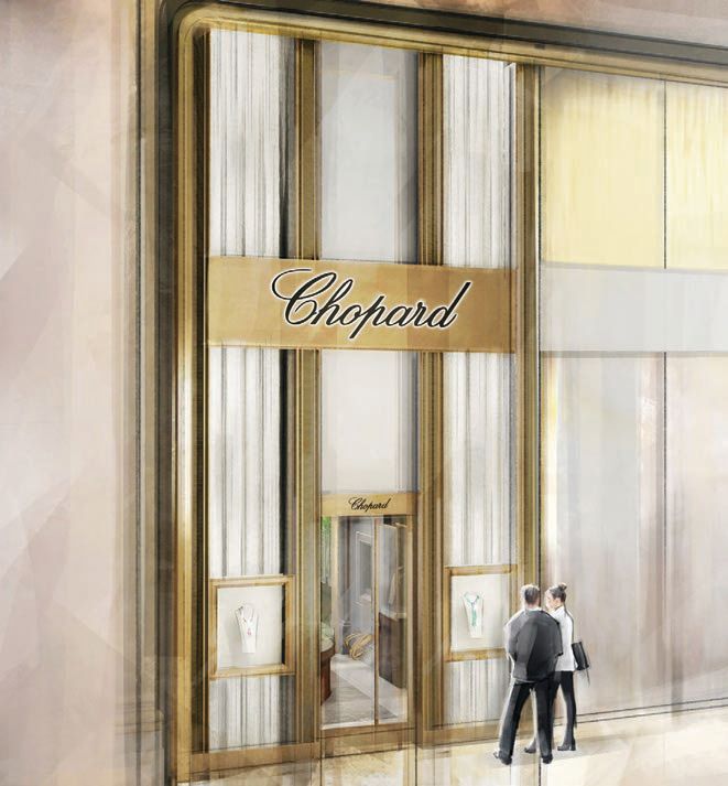 The facade shimmers with old-world glamour. PHOTO COURTESY OF BRAND