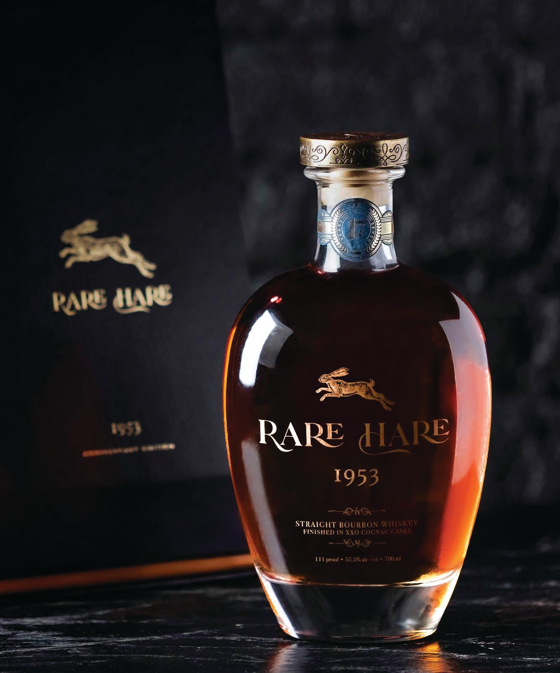 Rare Hare 1953 is aged 17 years and finished in XXO cognac casks. PHOTO COURTESY OF RARE HARE