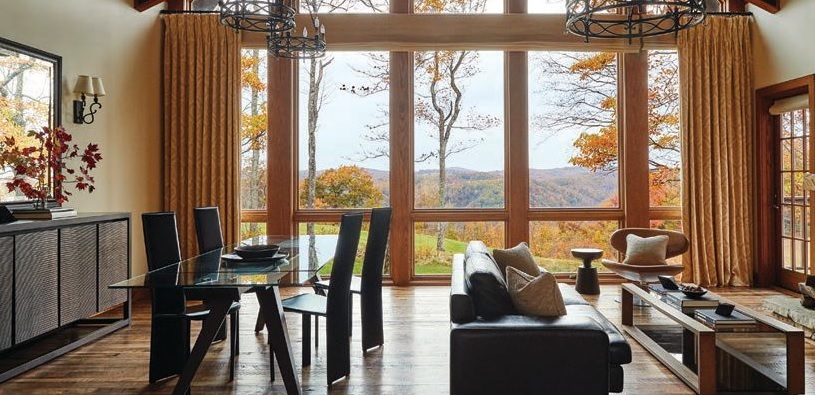 Primland’s spectacular views offer prime leaf peeping in fall. PHOTO COURTESY OF AUBERGE RESORTS COLLECTION