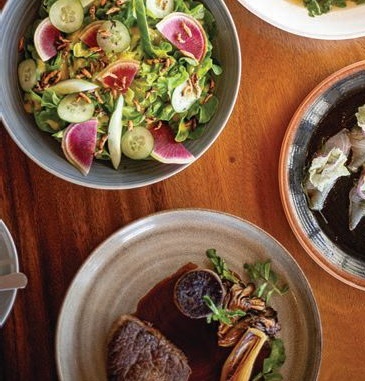  assorted dishes with locally grown ingredients at Alaia; PHOTO COURTESY OF TURTLE BAY RESORT