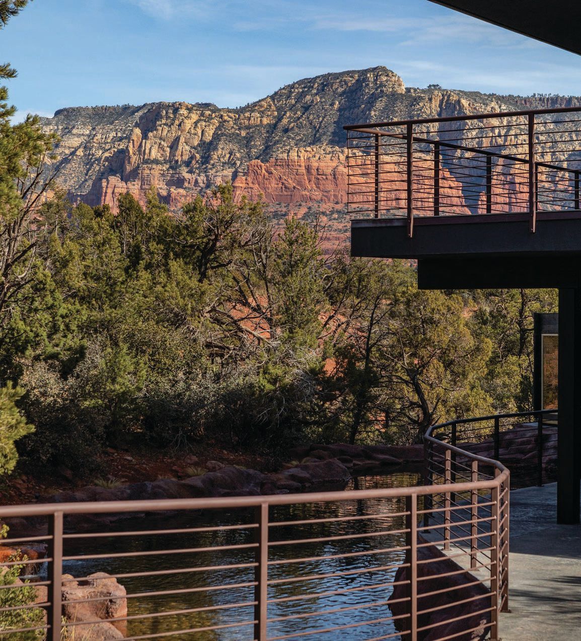 Ambiente Sedona offers pristine views of the Coconino National
Forest PHOTO BY JEFF ZARUBA