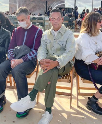 Modern Luxury Fashion Director James Aguiar sat front row. PHOTO COURTESY OF BRAND