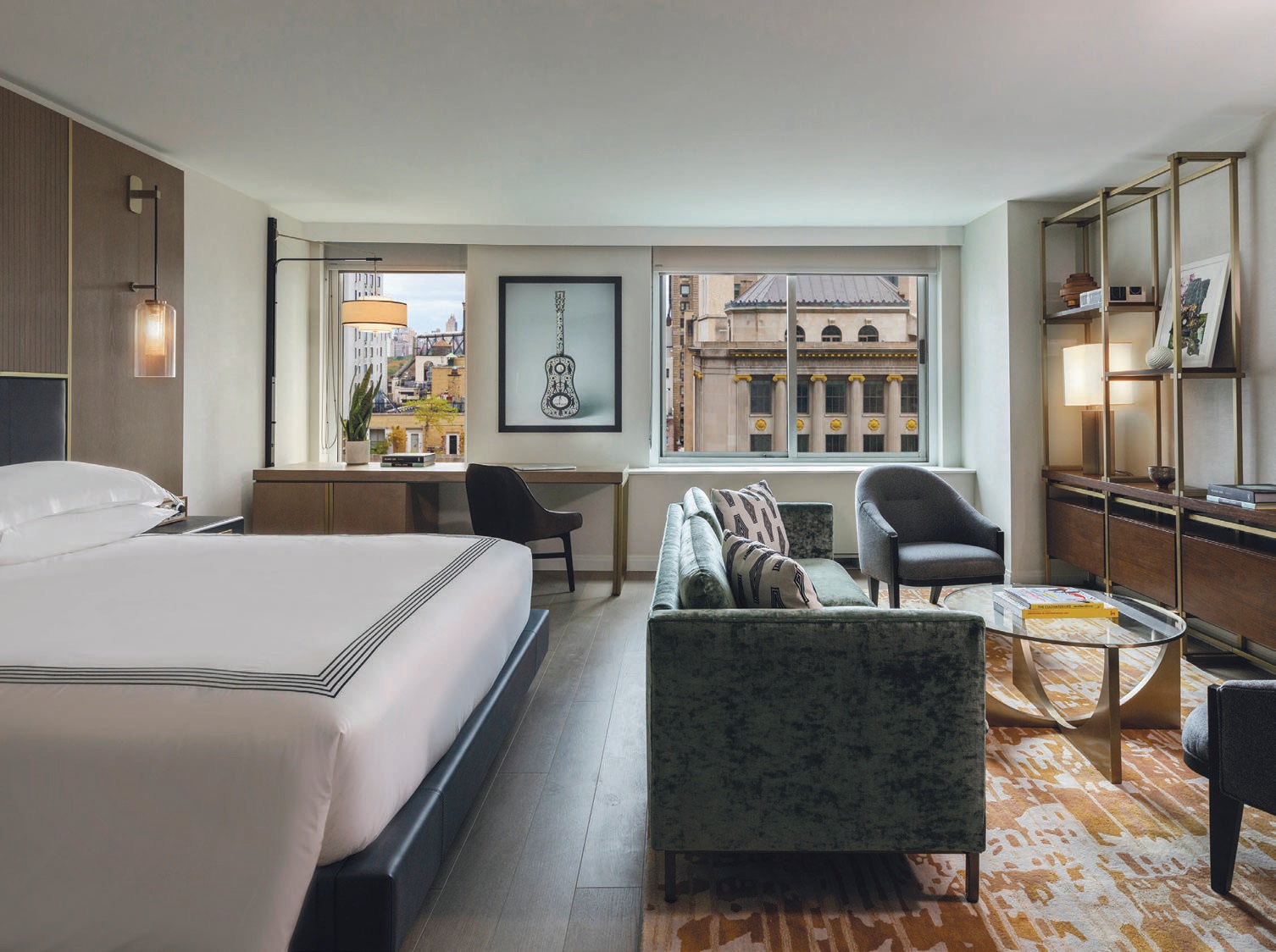 Thompson Central Park New York embodies the hotel brand’s signature touches of sophisticated design and refined flair. PHOTO COURTESY OF THOMPSON CENTRAL PARK NEW YORK