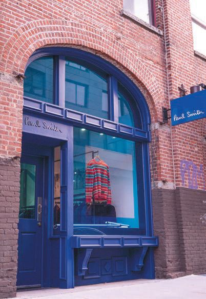 Paul Smith’s Williamsburg boutique offers a colorful space to explore the brand’s offerings. PHOTO COURTESY OF BRAND