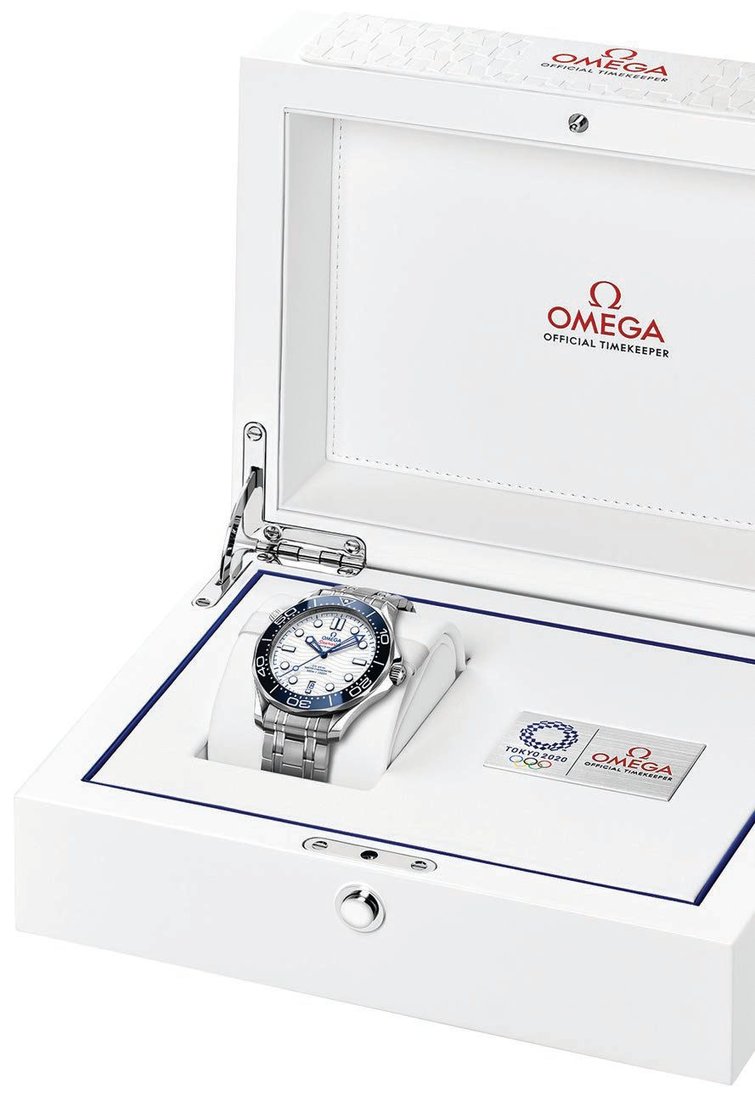 Omega Seamaster Diver 300M Co-Axial Master Chronometer 42 mm Tokyo 2020 edition PHOTO COURTESY OF OMEGA
