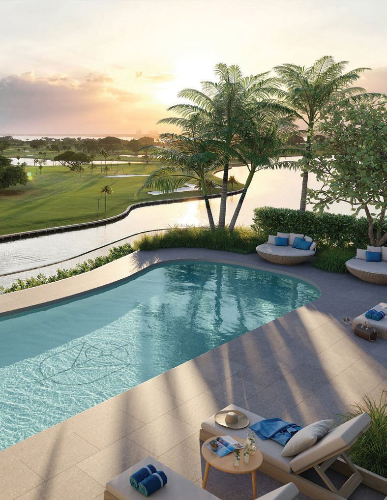 “Indian Creek Residences & Yacht Club is the only opportunity on the island to own a property with the amenities of a fully serviced condominium and the discretion of a private home,” says Oren Alexander of OFFICIAL Development Advisors, the development’s exclusive sales and marketing firm. PHOTO COURTESY OF LANDAU PROPERTIES