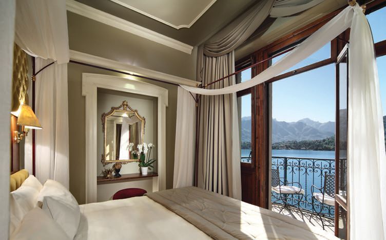 Views of the lake from the Maria suite at Grand Hotel Tremezzo PHOTO: COURTESY OF GRAND HOTEL TREMEZZO