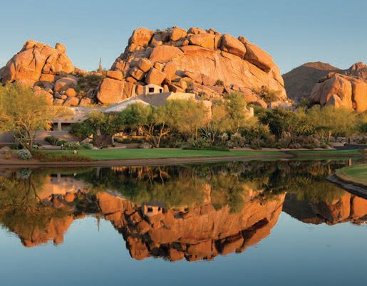 The ancient granite rocks that lend the Boulders Resort & Spa its name PHOTO COURTESY OF BRANDS