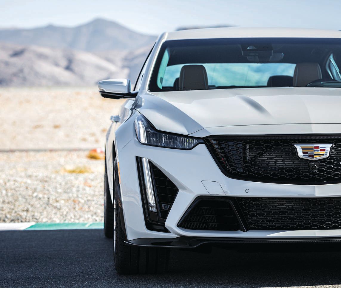 When it comes to sedans, Cadillac’s 2022 CT5-V Blackwing is anything but boring. PHOTO COURTESY OF BRAND