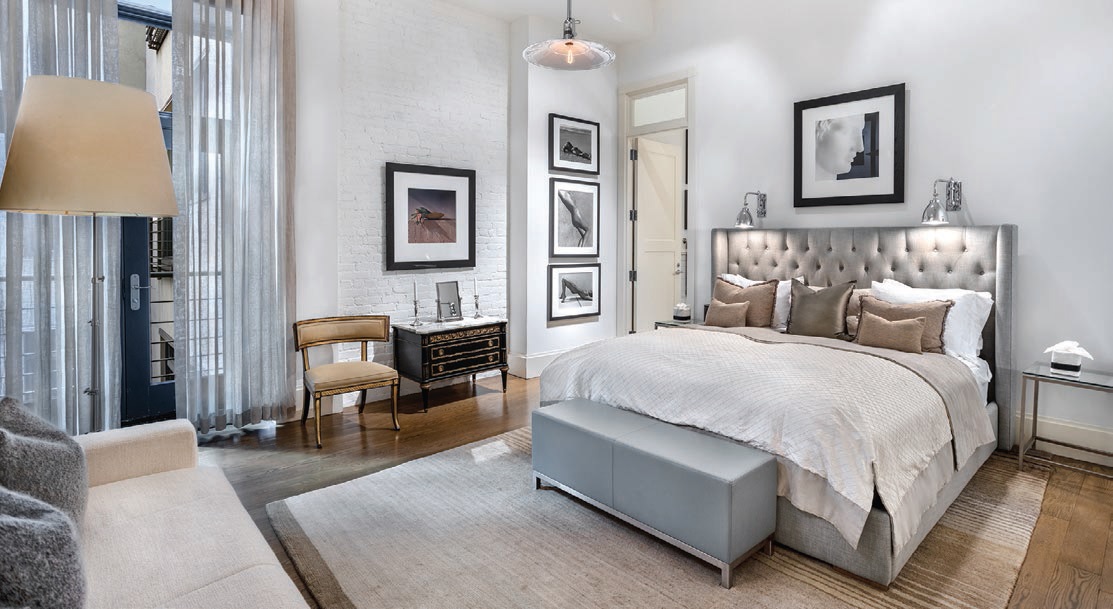 Three elegant bedrooms offer plenty of space to accommodate guests.