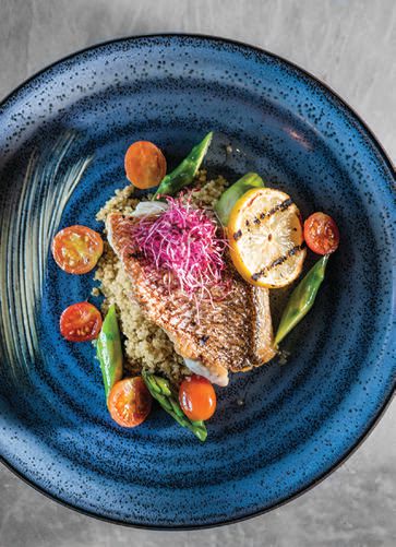 While Sebastian Perez and his kitchen team cater menus to guests’ preferences, fresh and local catches are part of the daily menu