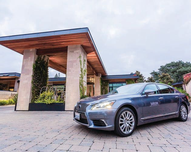 A fleet of Lexuses are at guests’ disposal for test drives and local exploration. PHOTO COURTESY OF BARDESSONO HOTEL & SPA