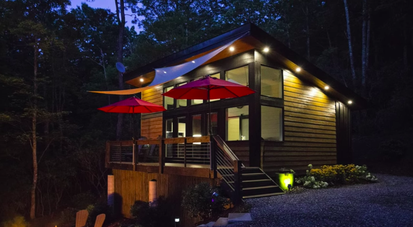 a cabin in north carolina available on airbnb