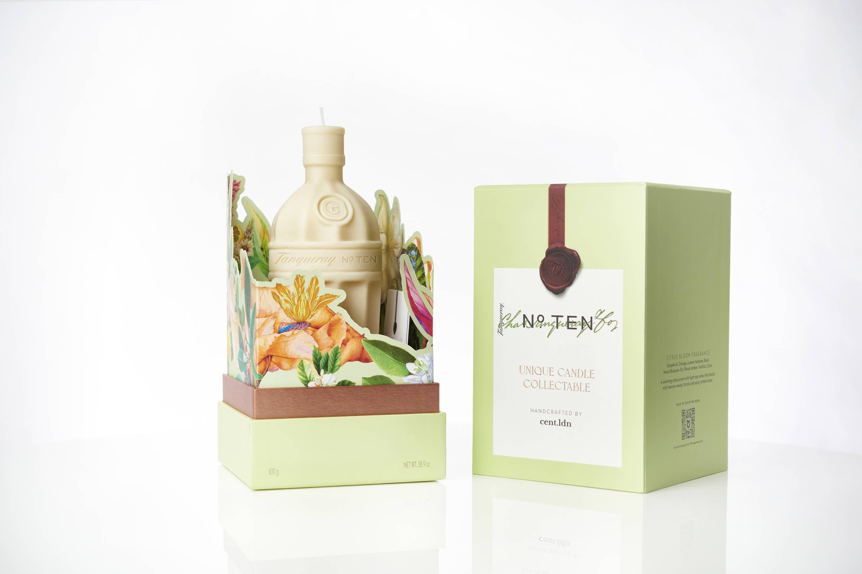 centldn tanqueray candle packaging