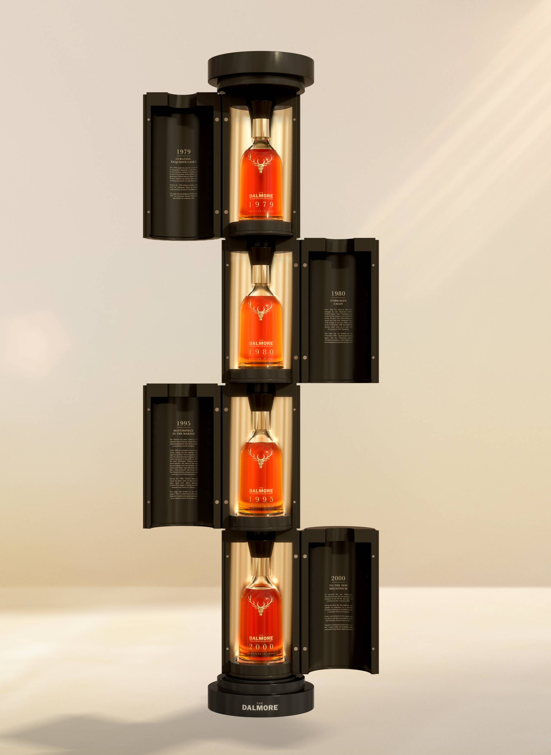 the dalmore whiskey decades collection bottles