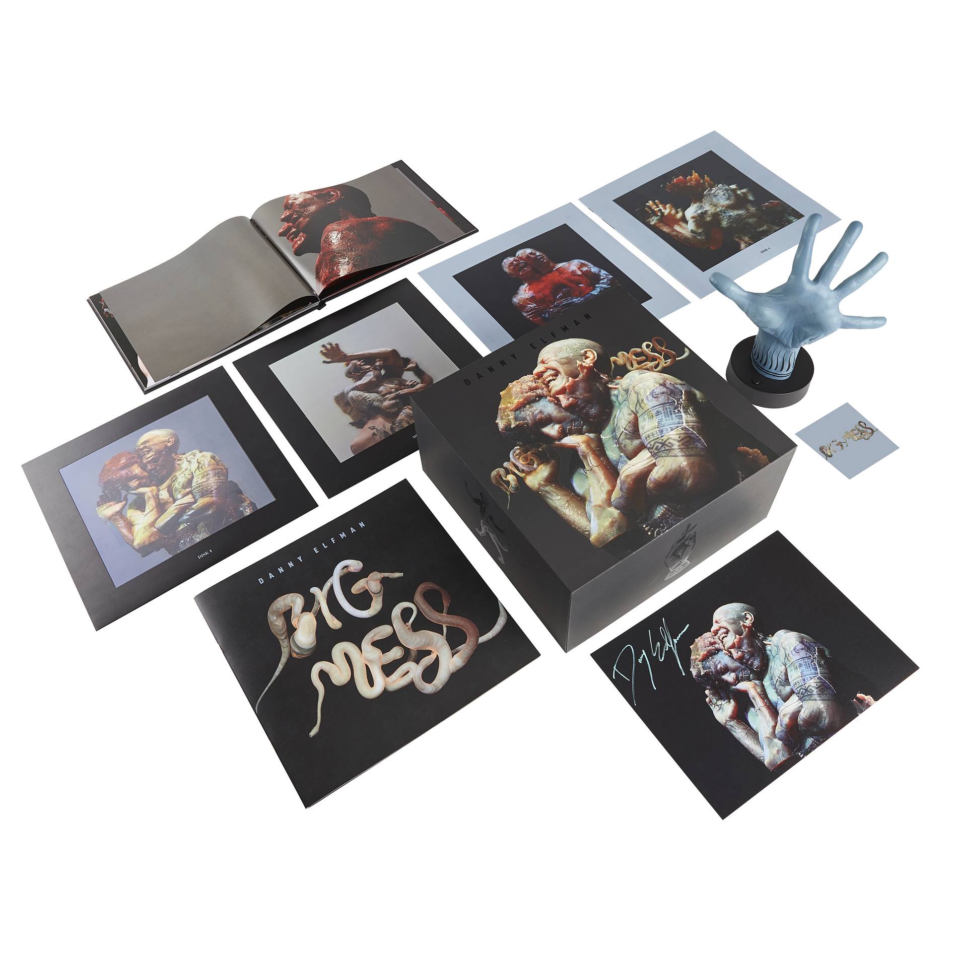 Danny Elfman 'Big Mess' deluxe box set laid out