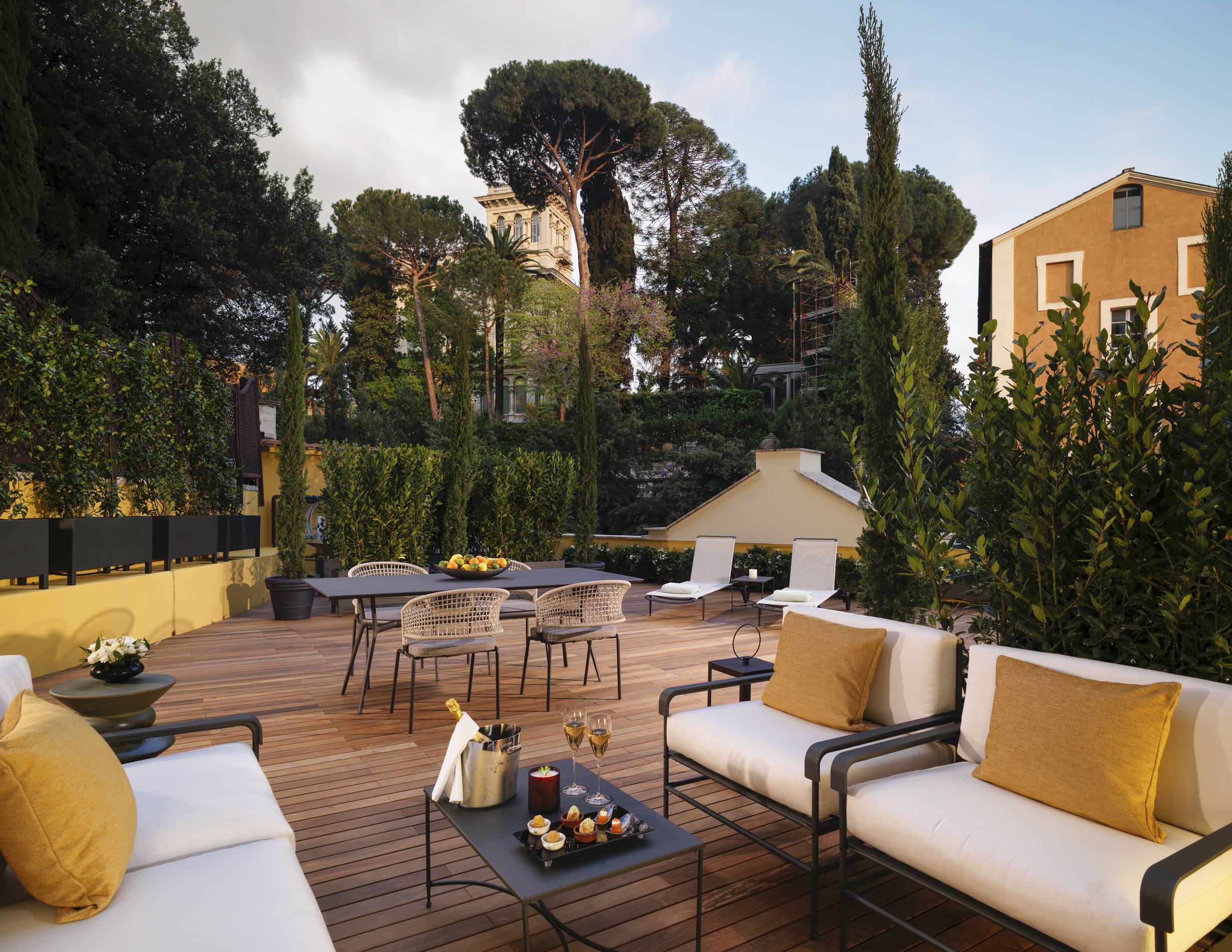 The Aurora Suite Terrace at Hotel Eden in Rome