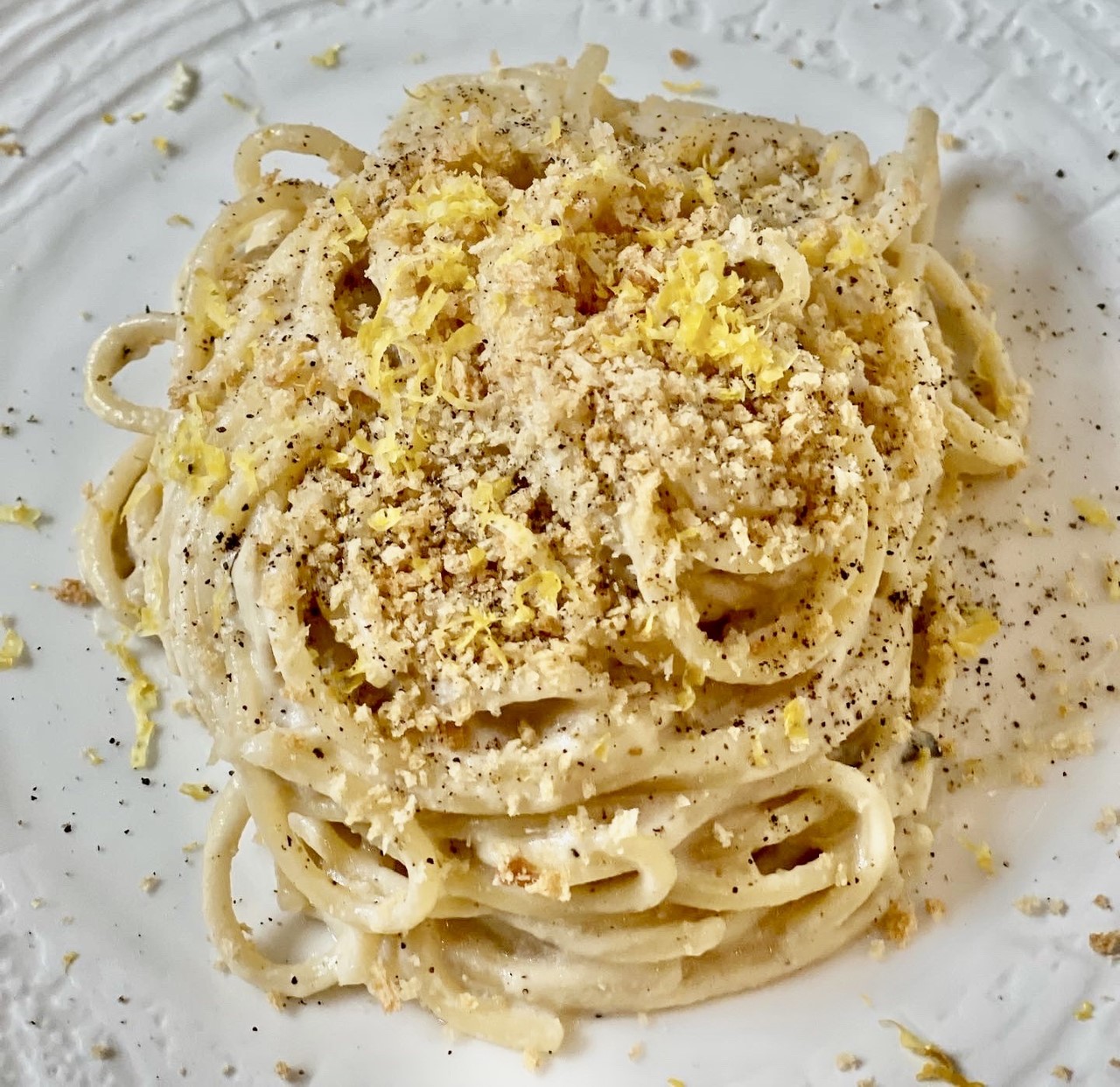 vegan lemon pasta by chef kristina ramos