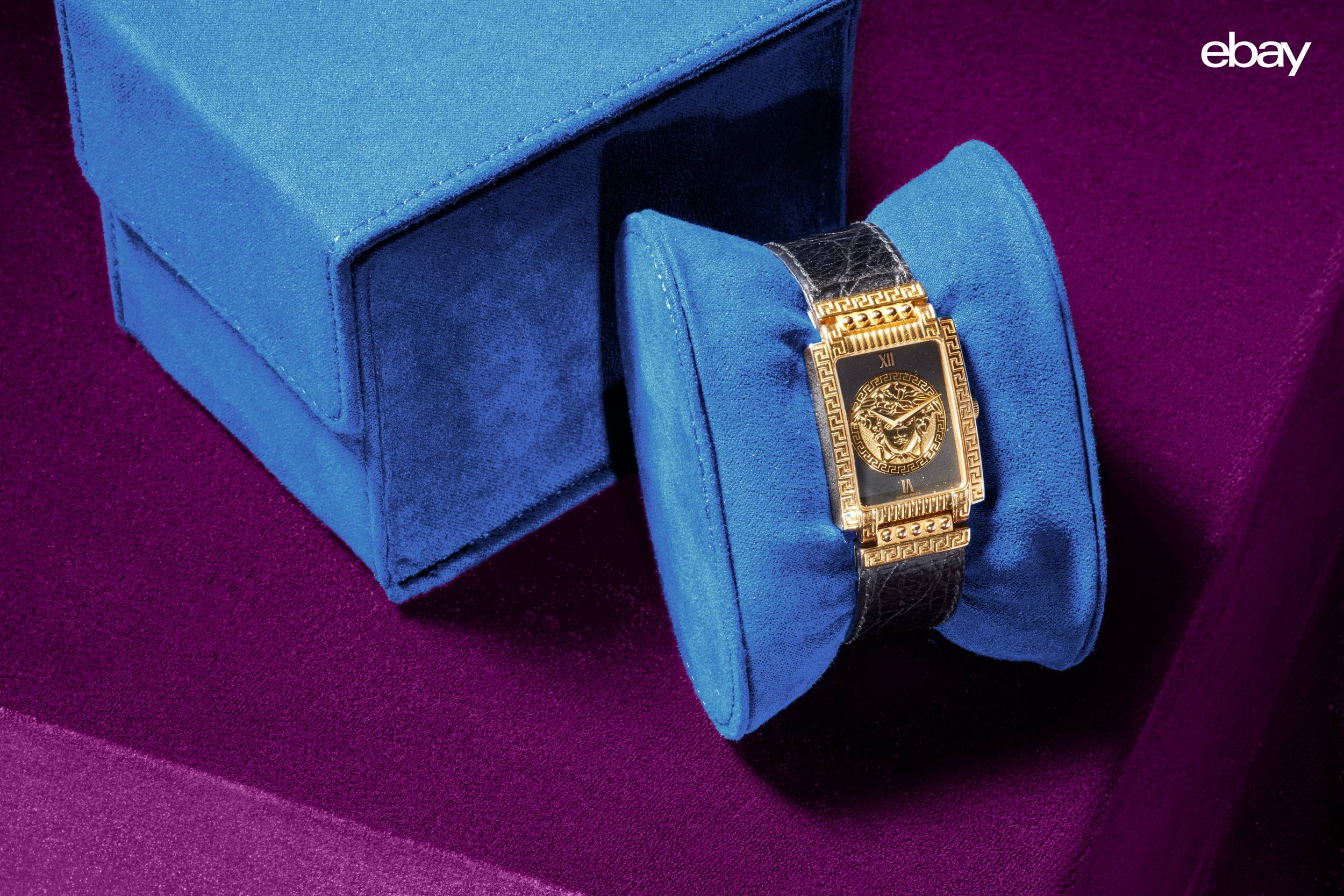 versace medusa watch owned by prince on ebay