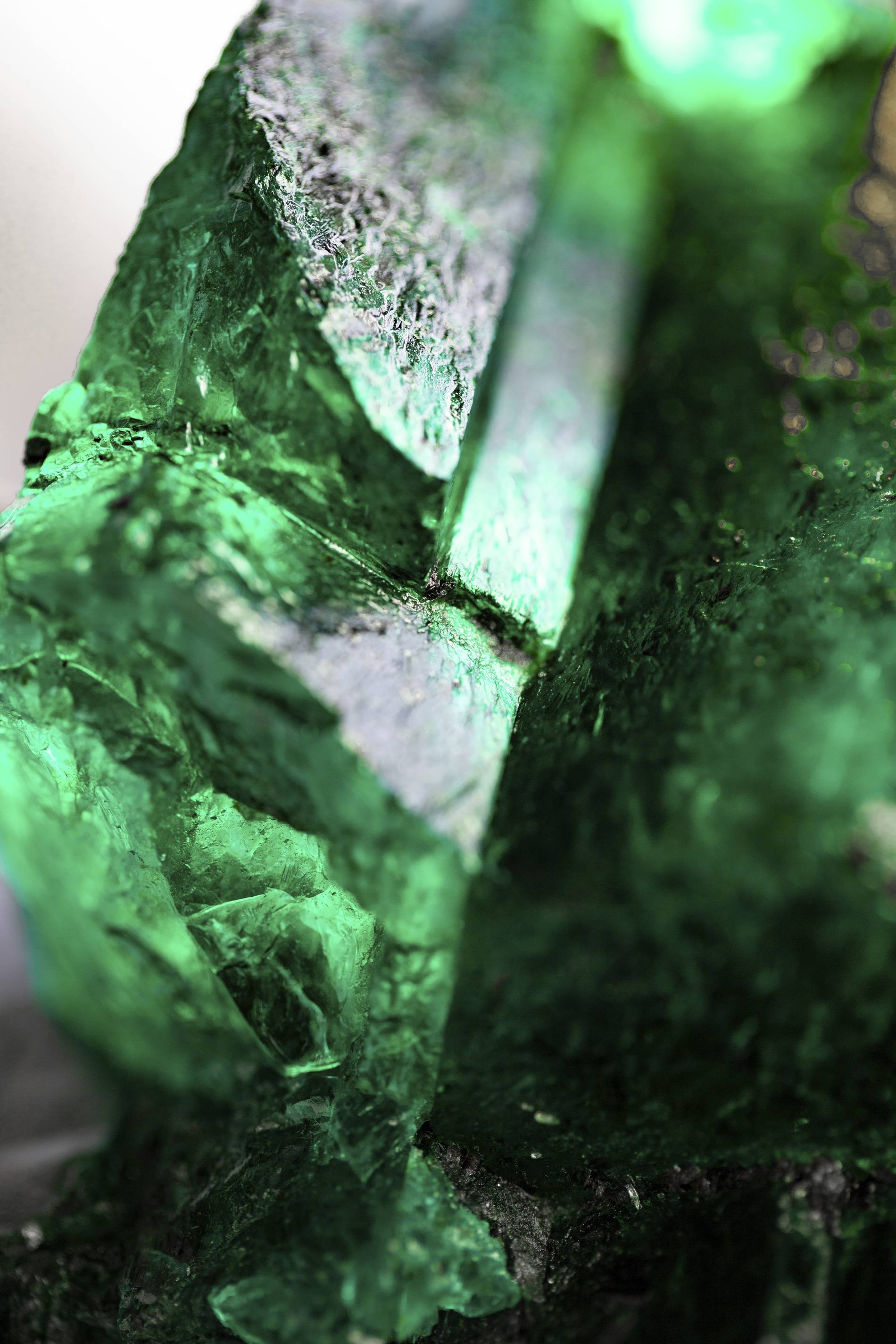 Gemfields' Chipembele emerald detail