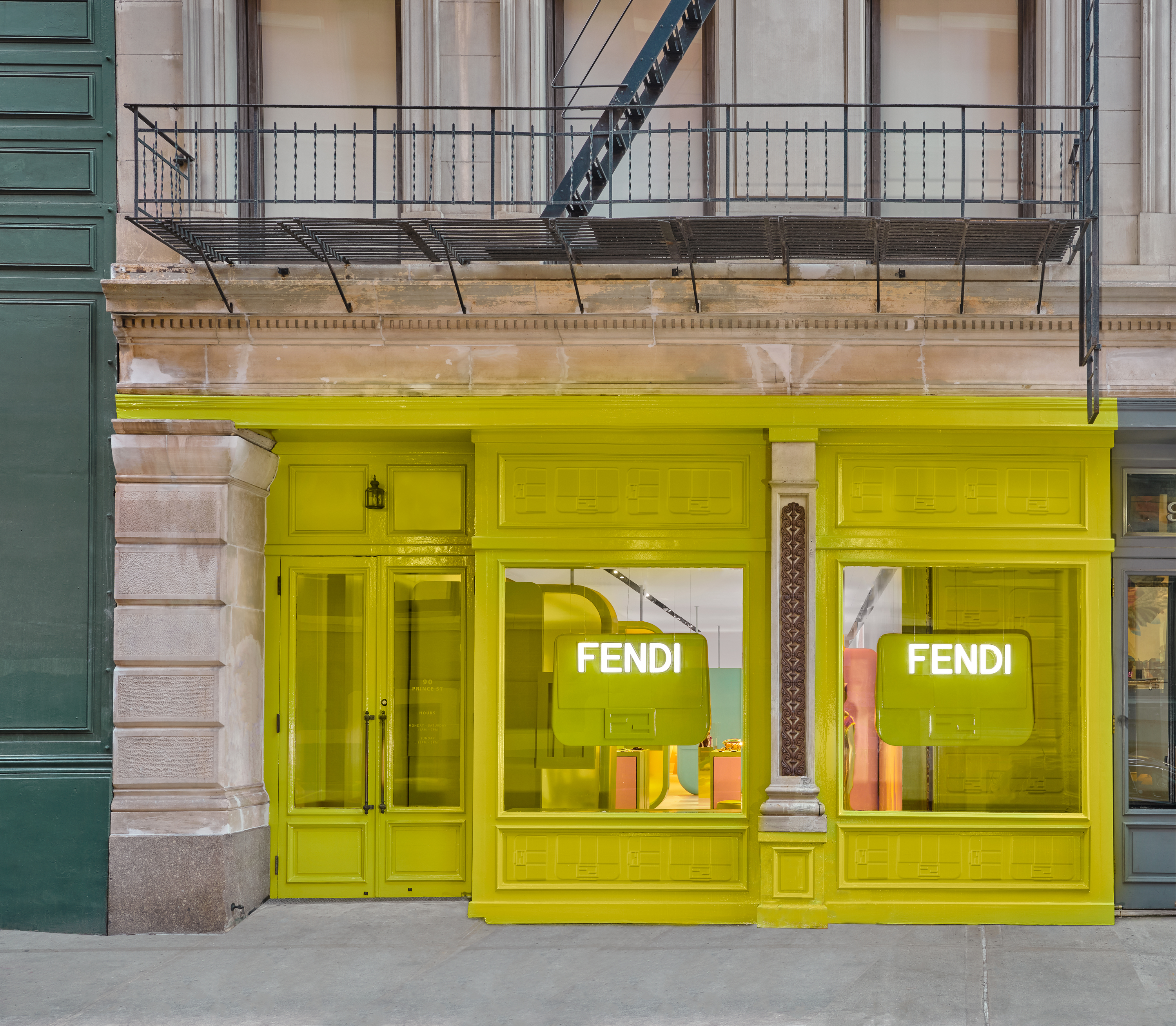 Fendi pop-up store