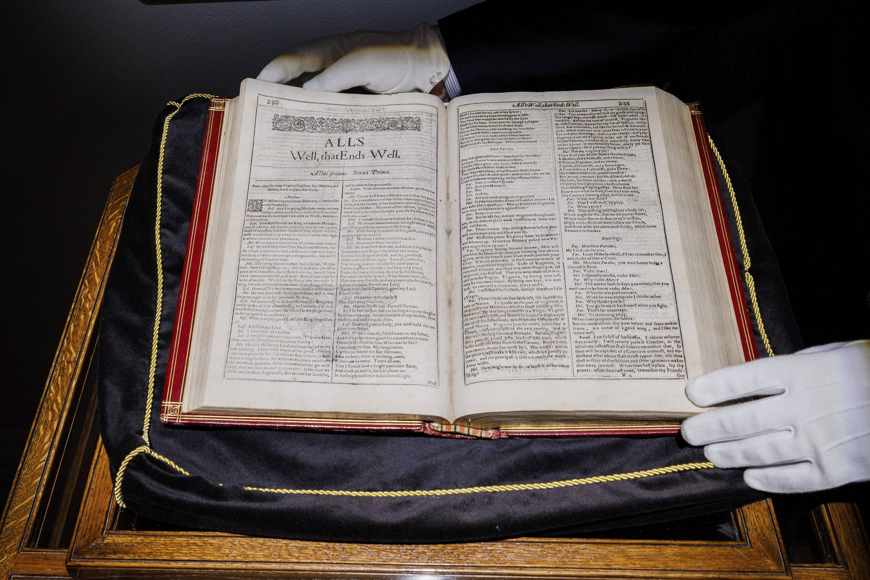 Shakespeare's First Folio for auction at Sotheby's