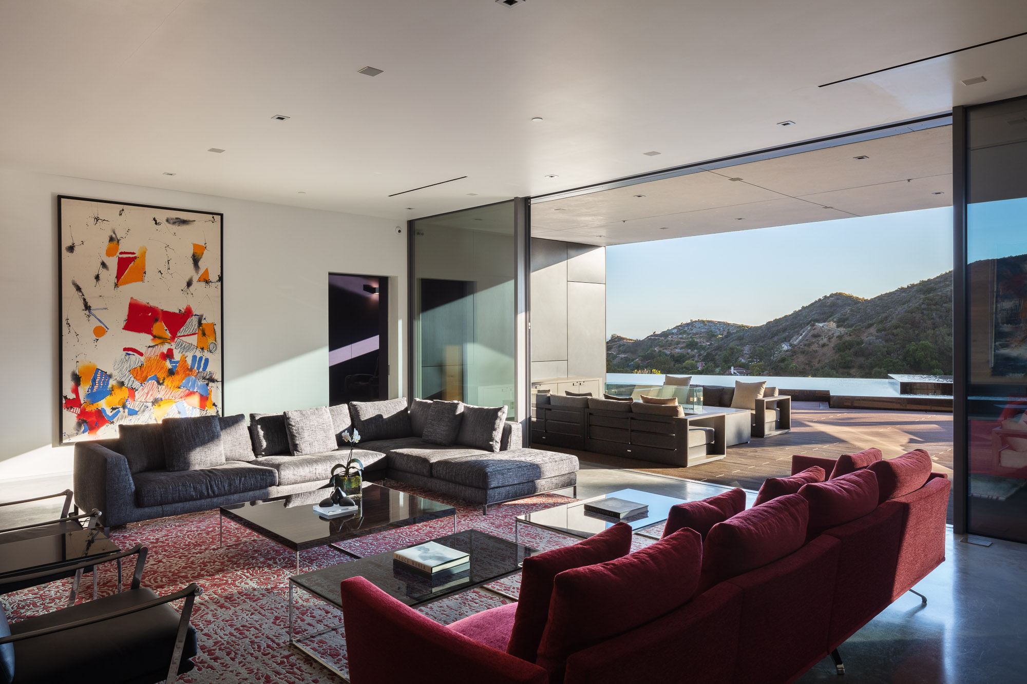 Gene Simmons Beverly Hills House living room