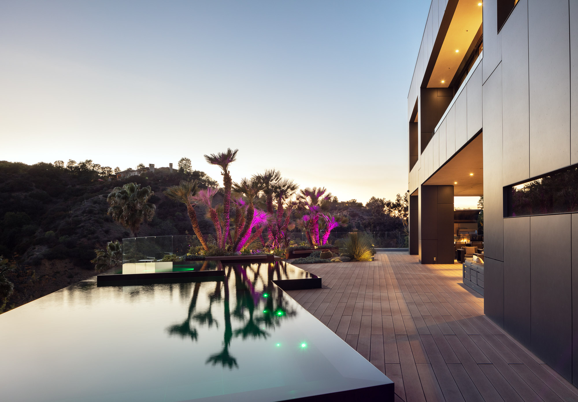 Gene Simmons Beverly Hills House backyard pool