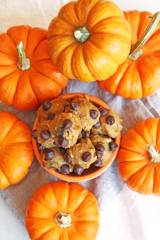 halloween recipes Pumpkin Spice Cookie Dough