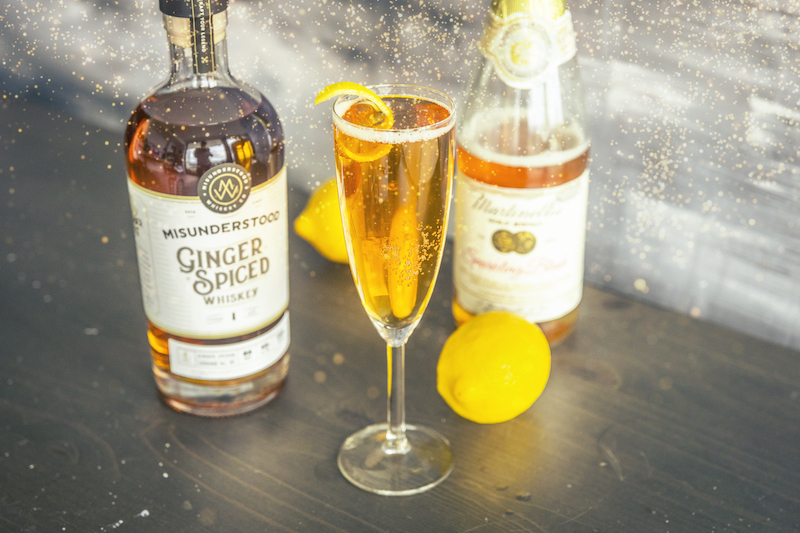 Misunderstood Ginger-Spiced Whiskey "Mimosa" cocktail