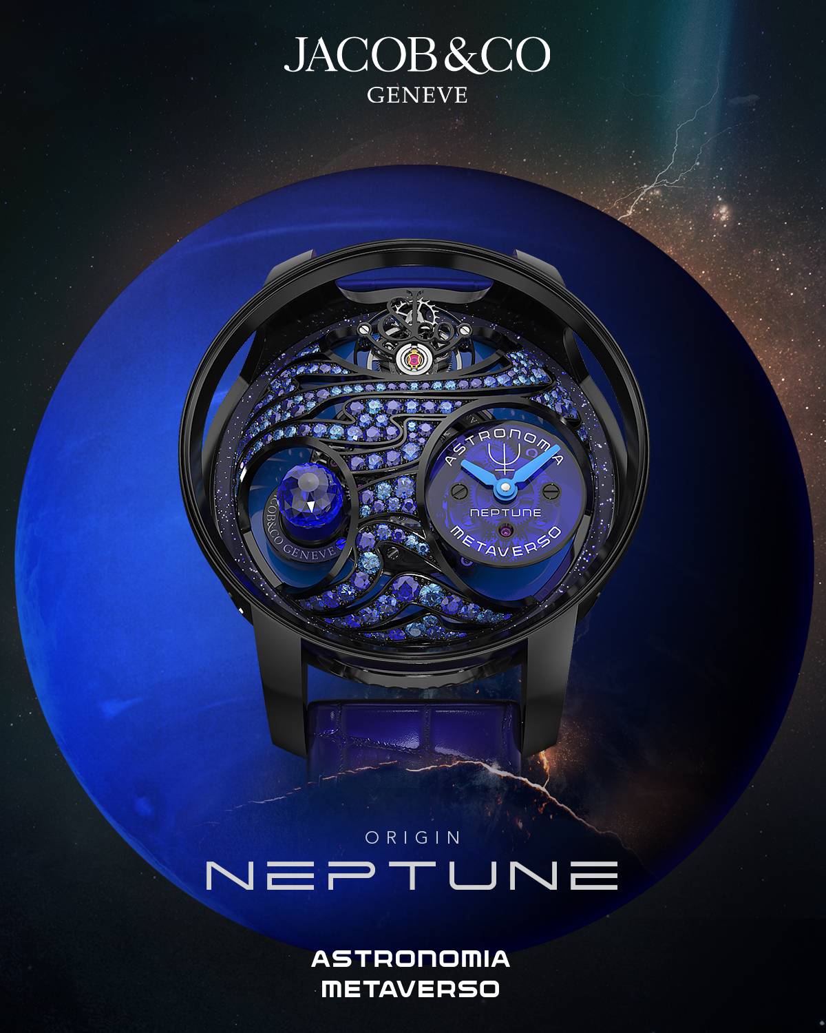 Jacob & Co. Neptune Watch and NFT